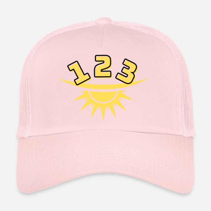 1 2 3 Sonne Trucker Cap