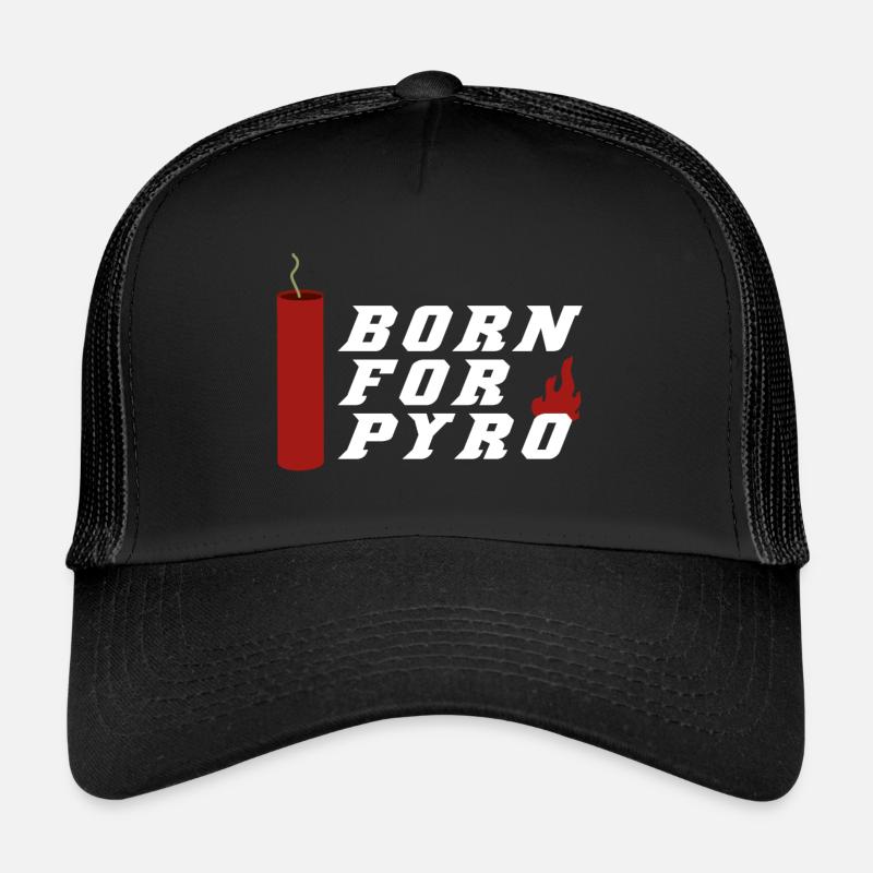 Né pour Pyro Casquette trucker 