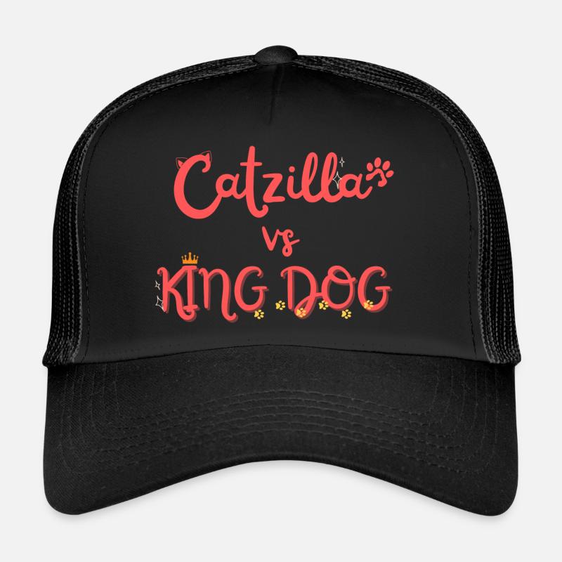 Cat & King Dog Casquette trucker 