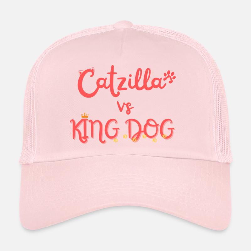 Cat & King Dog Casquette trucker 