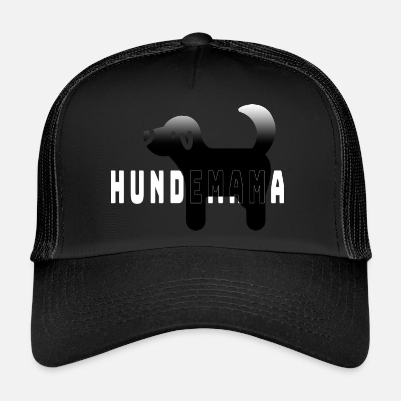 Hundemama - Trucker Cap - Schwarz/Schwarz