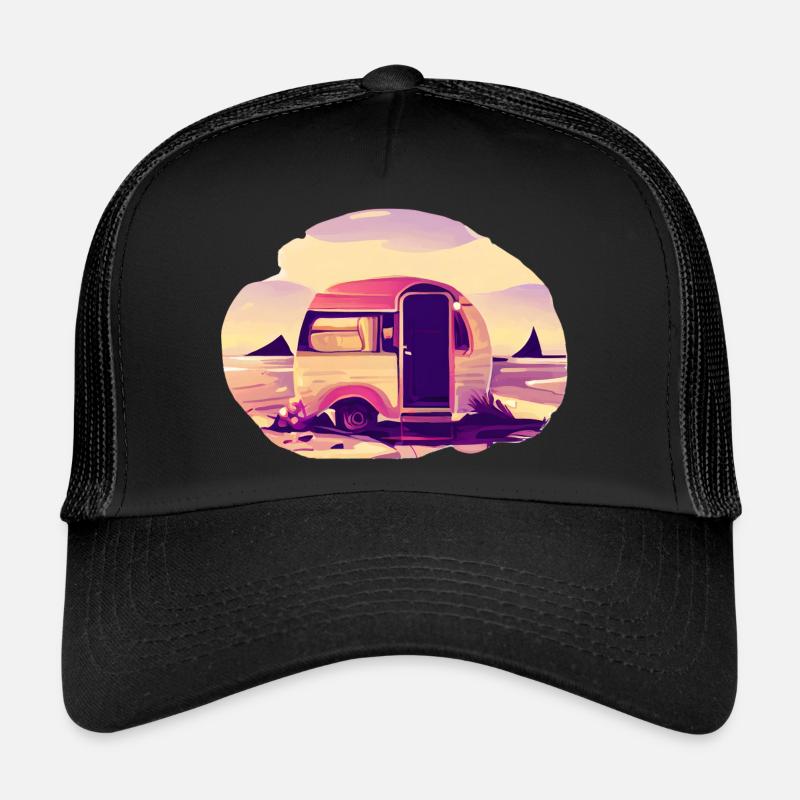 Caravane Gift Camp Camping Camping Camping-car Casquette trucker 