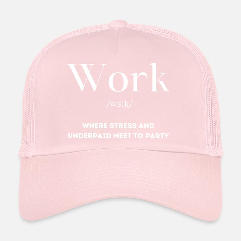 Définition du travail Casquette trucker 