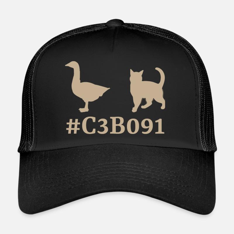 Goose cat kaki Casquette trucker 