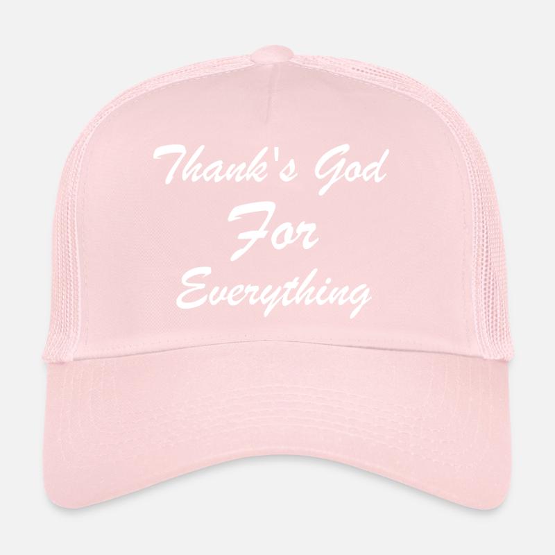Dieu merci pour tout Casquette trucker 