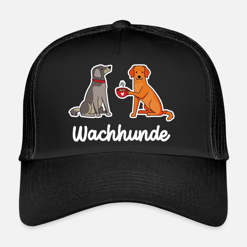 Wachhunde - Trucker Cap - Schwarz/Schwarz