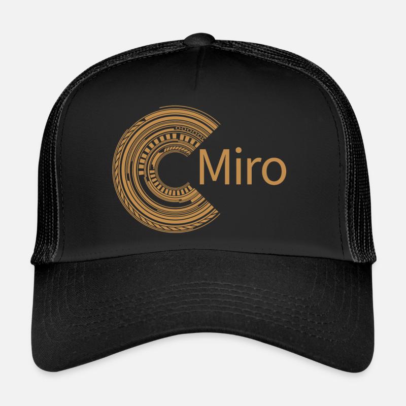 Für Miro - Trucker Cap - Schwarz/Schwarz