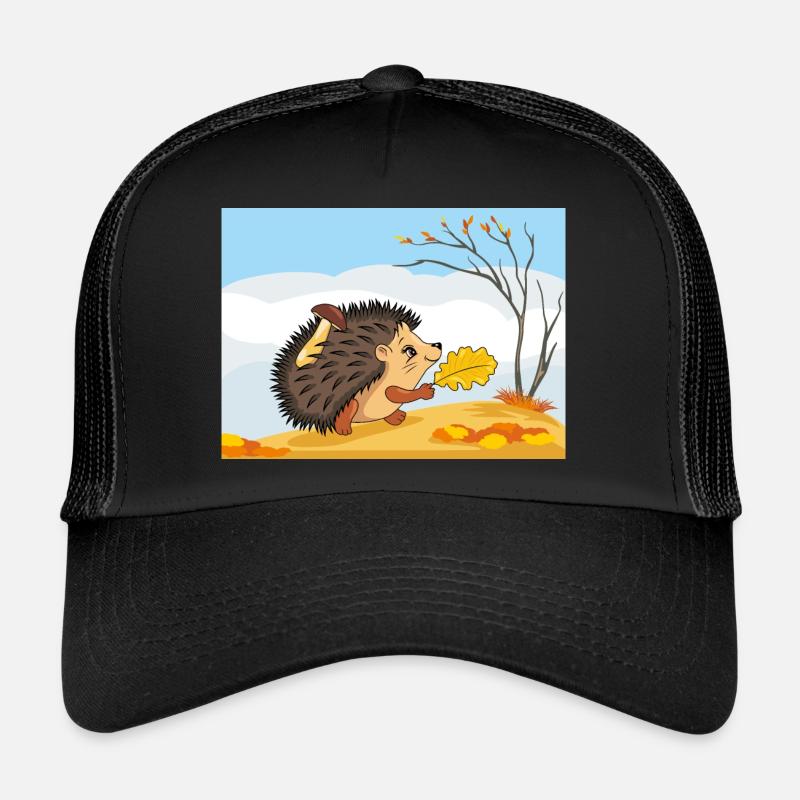 Niedlicher wandelnder Igel Trucker Cap