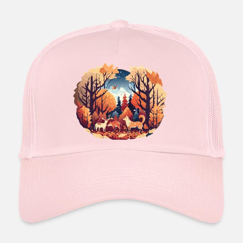 Rassemblement d’animaux (Collection d’automne #9) Casquette trucker 