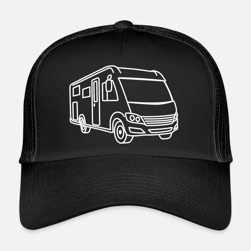 Motorhome Fully Integrated - Front - Contour white Trucker Cap