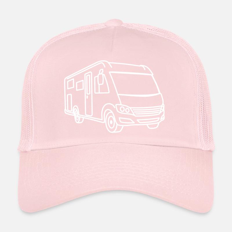 Motorhome Fully Integrated - Front - Contour white Trucker Cap