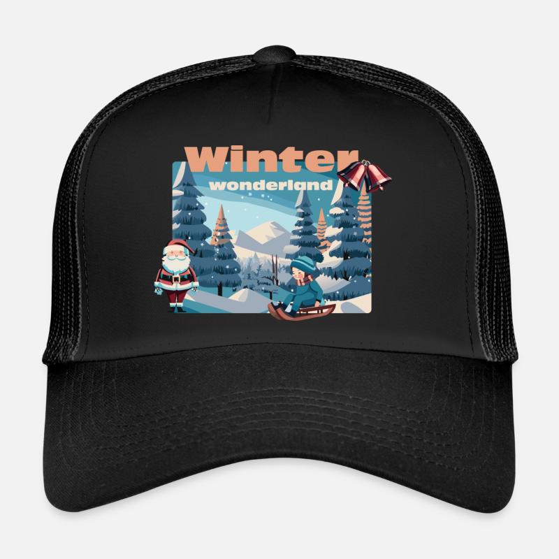 winter wonderland Trucker Cap