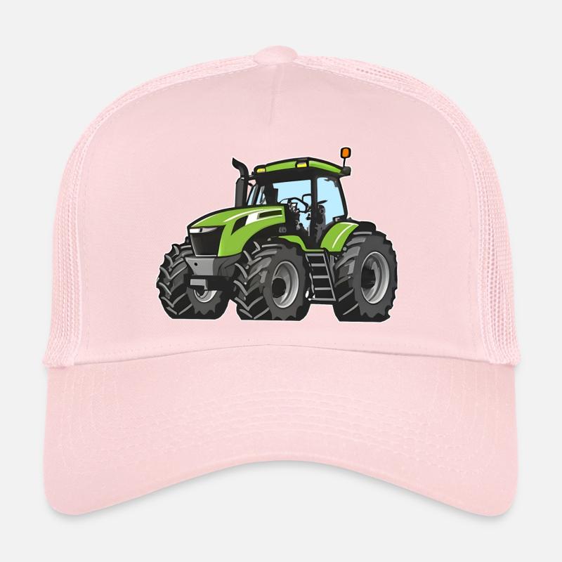Green Tractor Trucker Cap