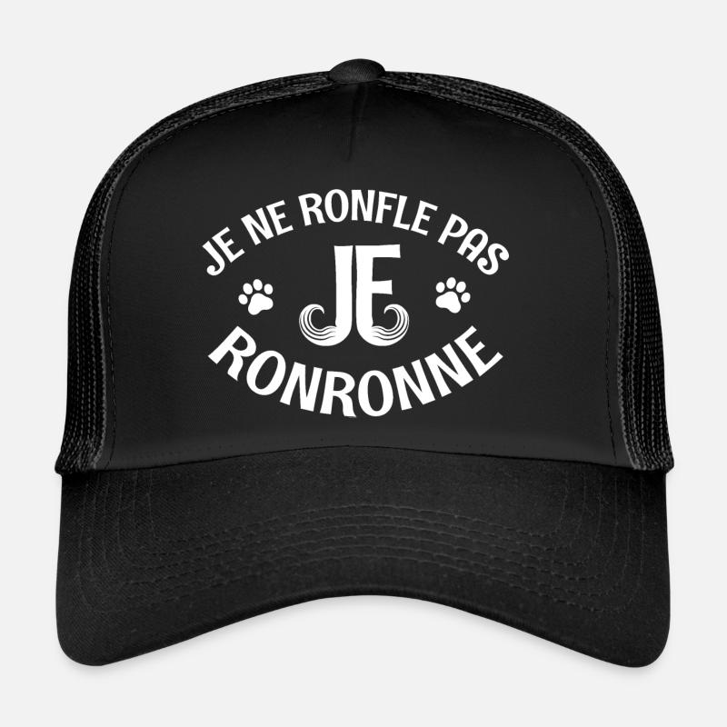 je ronfle pas je ronronne Casquette trucker 