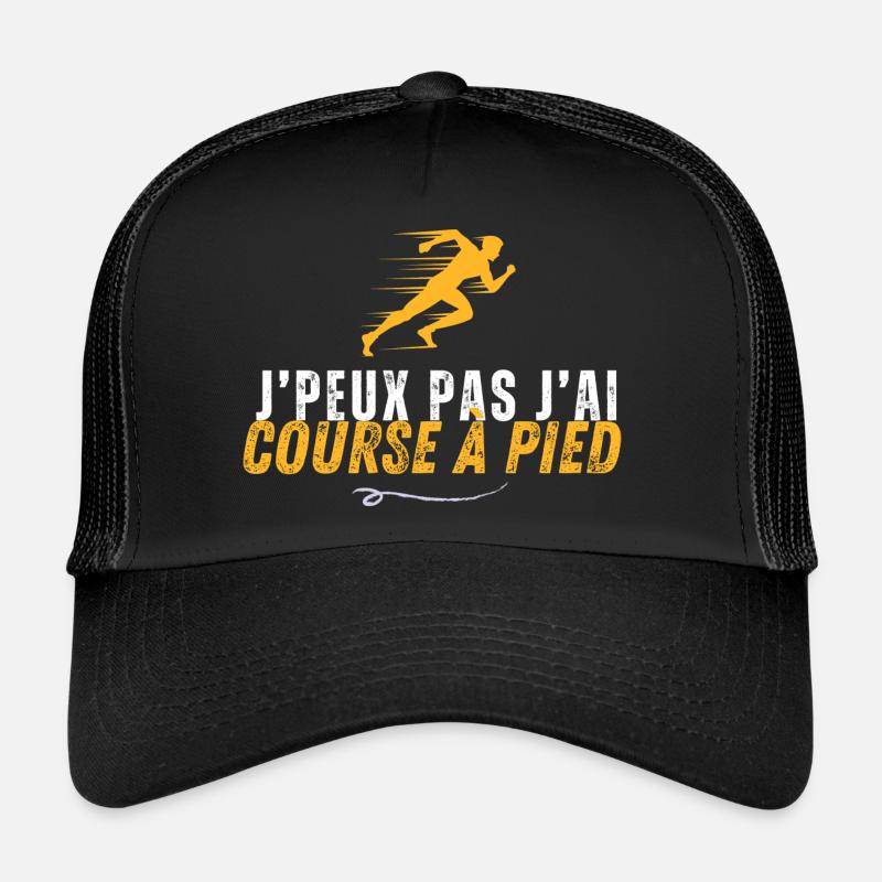 Je Peux Pas J ai course a pied Casquette trucker 