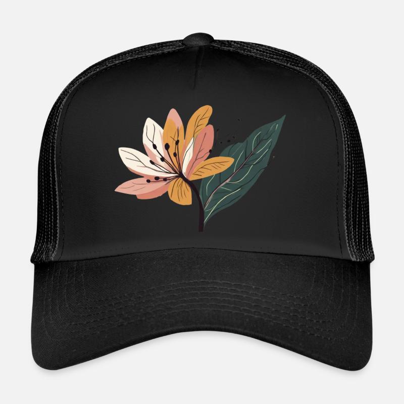 Fleur de lys minimaliste Casquette trucker 