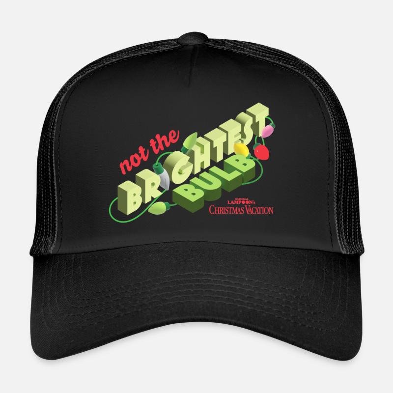 Schöne Bescherung Nicht Die Hellste Birne Witzig - Trucker Cap - Schwarz/Schwarz