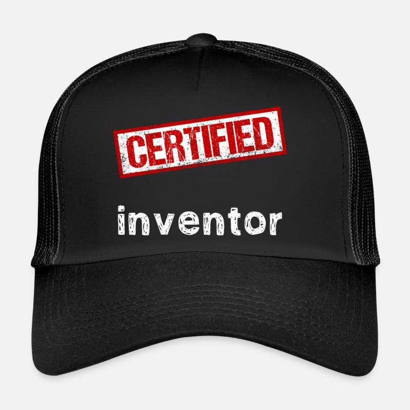 Erfinder - Trucker Cap - Schwarz/Schwarz