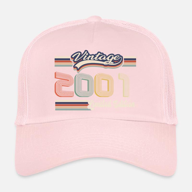 Original 2001 Vintage Edition Retro Geburtstag Trucker Cap