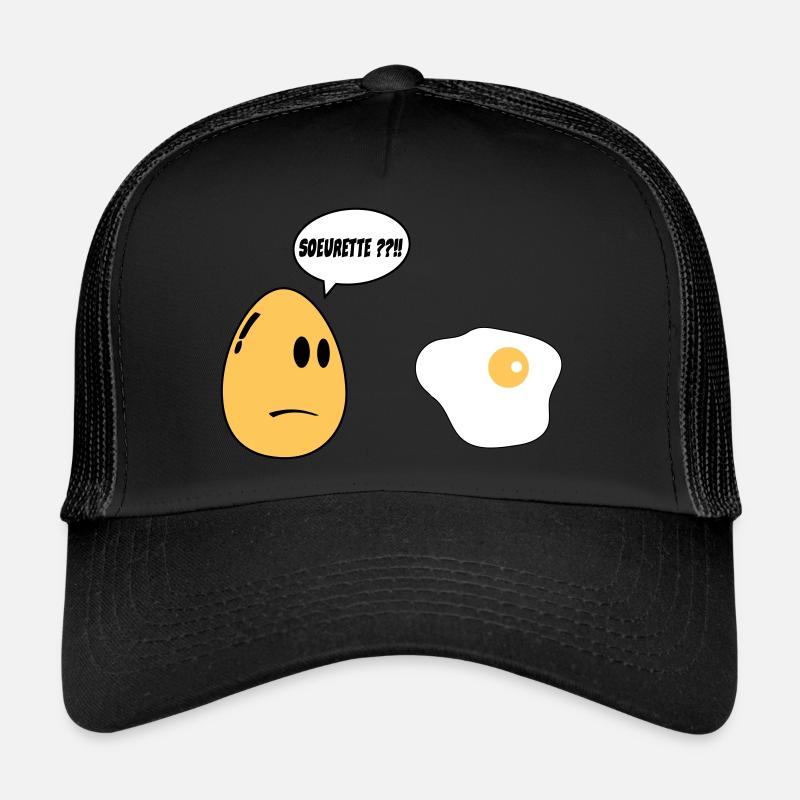SISTER Ei - Trucker Cap - Schwarz/Schwarz