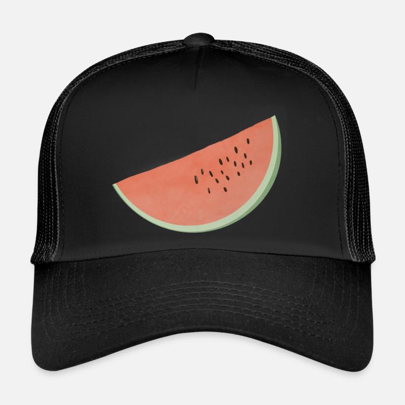 Watermelon - Trucker Cap - black/black
