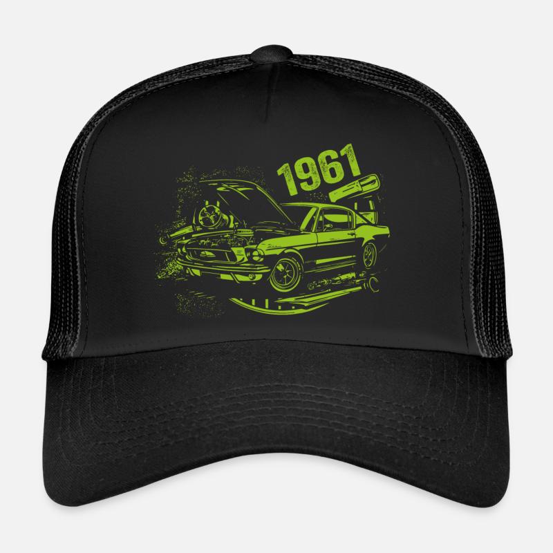 1961 Geburtstag Oldtimer Modell 1961 Vintage 1961 Trucker Cap