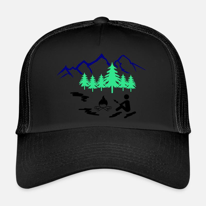 campfire outdoor Trucker Cap
