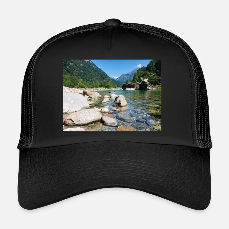 Flussbeet - Trucker Cap - Schwarz/Schwarz