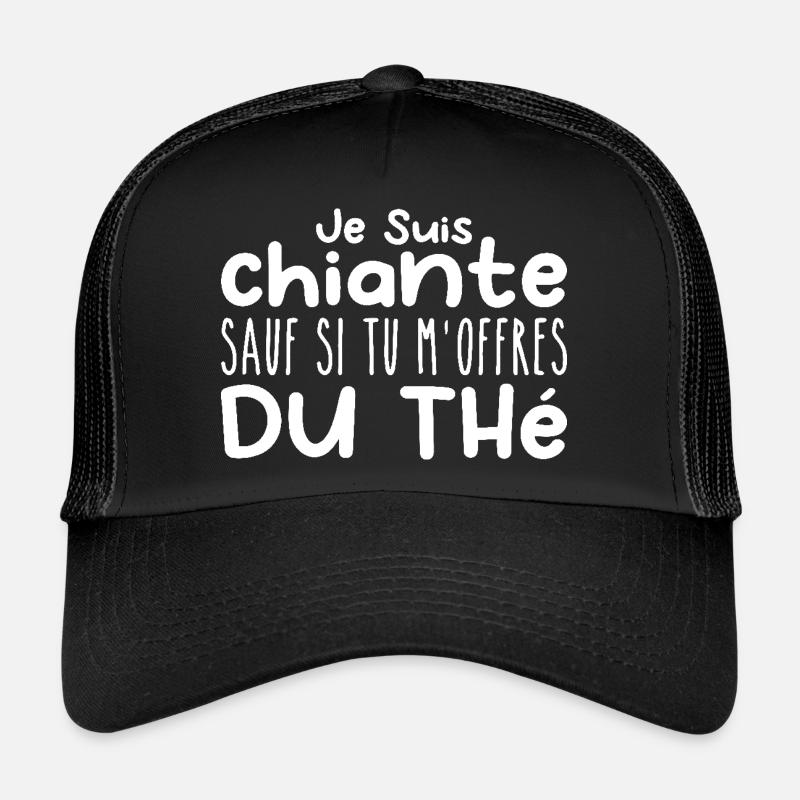 Frau, die liebt: Tee. Lustiger Design-Humor Trucker Cap