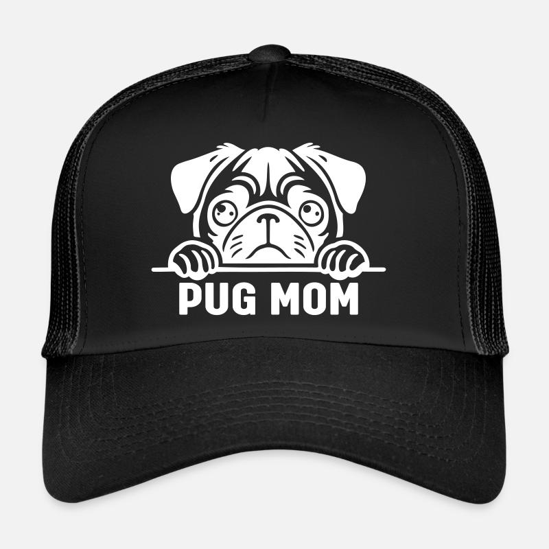 Pug Mom Trucker Cap