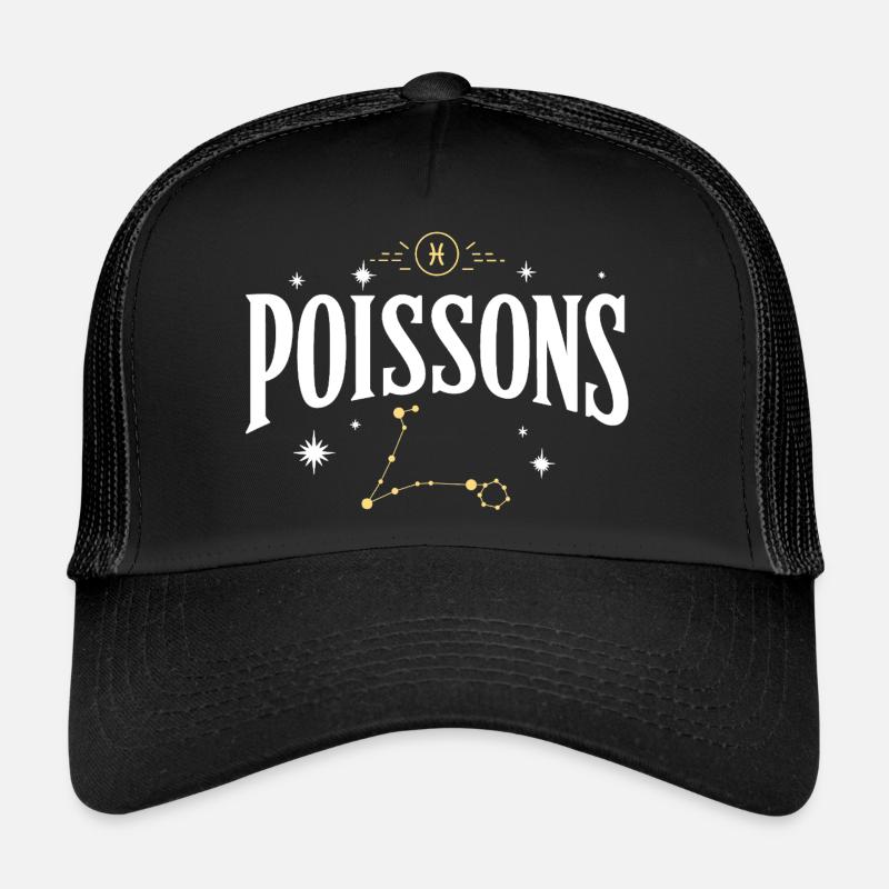 Signe astro poissons Casquette trucker 