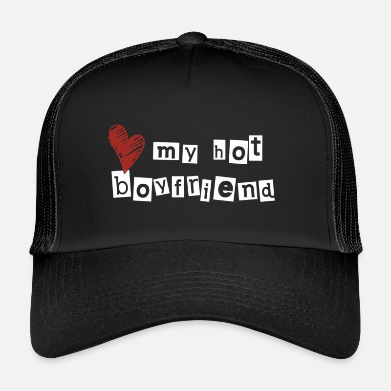 J’adore mon petit ami chaud Casquette trucker 