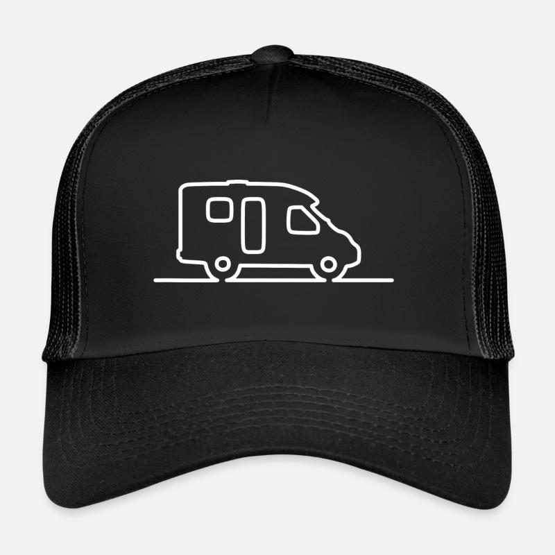 Wohnmobil Teilintegriert - Kontur Weiß Trucker Cap