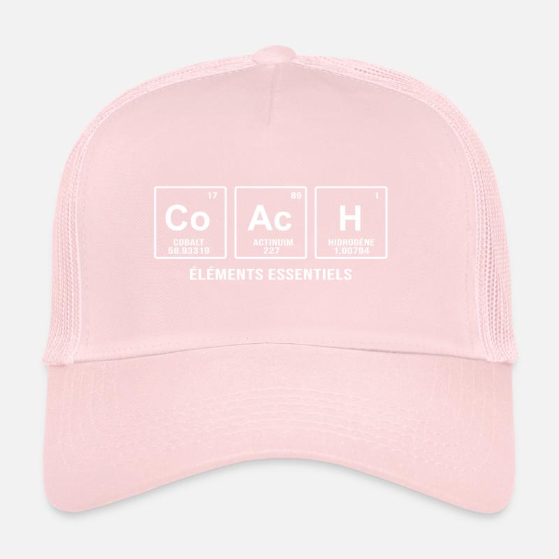 coach essential elements funny gift sports coach Trucker Cap