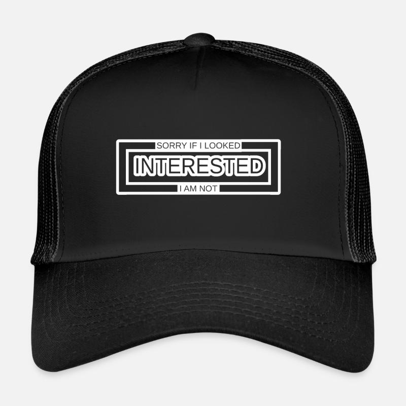Pas intéressé PAR BORED Casquette trucker 