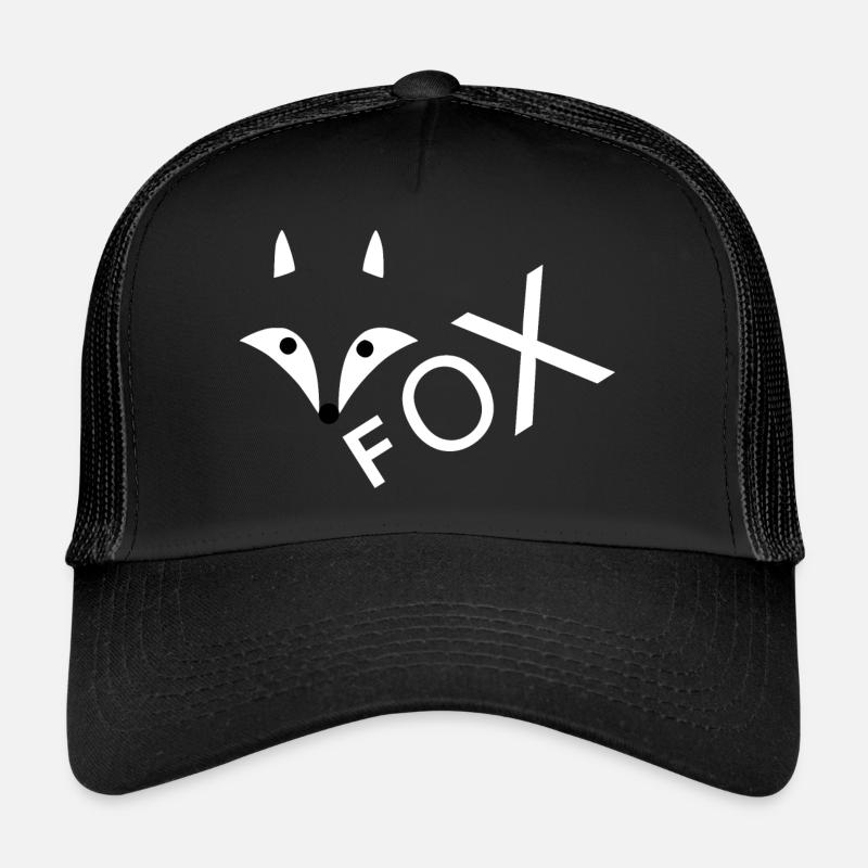 Fox 2- Fox - Casquette trucker - noir/noir