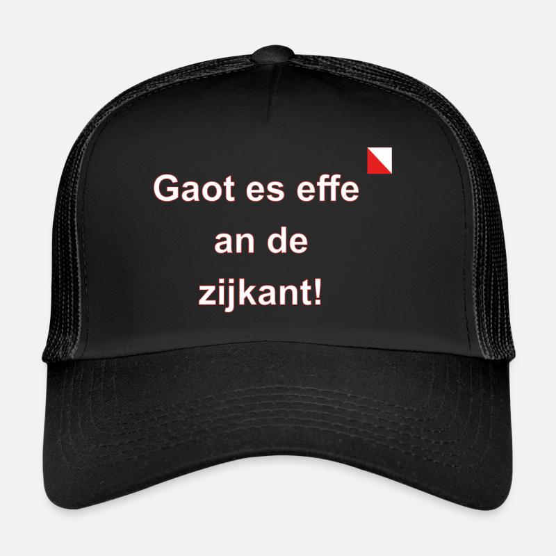 Gaot es effe sur le côté verti def w Casquette trucker 