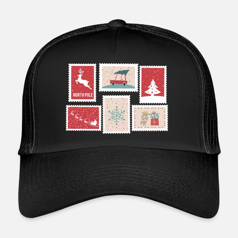 Breifmarken de Noël | Idée cadeau Casquette trucker 