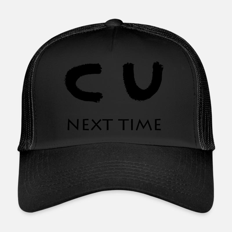 CU PROCHAINE FOIS - Casquette trucker  - noir/noir