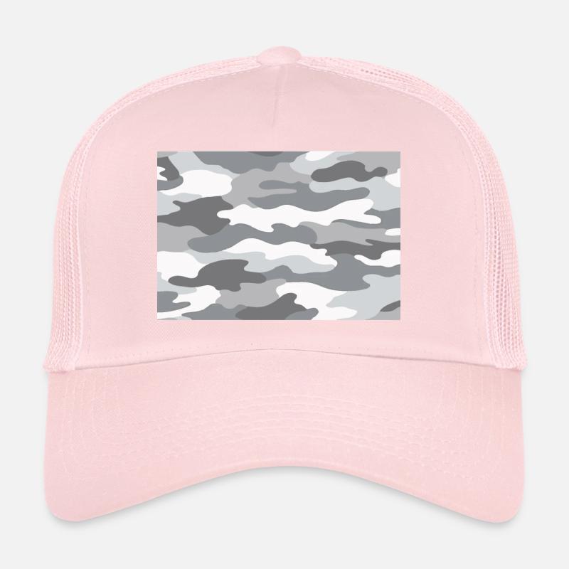 snow camo Trucker Cap