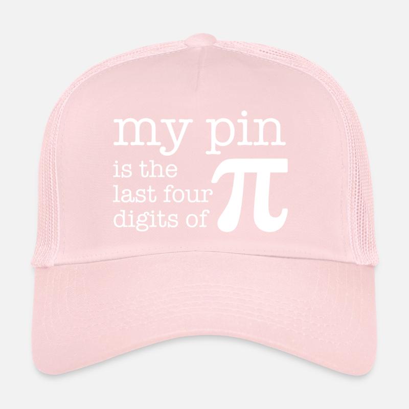 Pin Pi math saying gift geek teacher nerd Trucker Cap