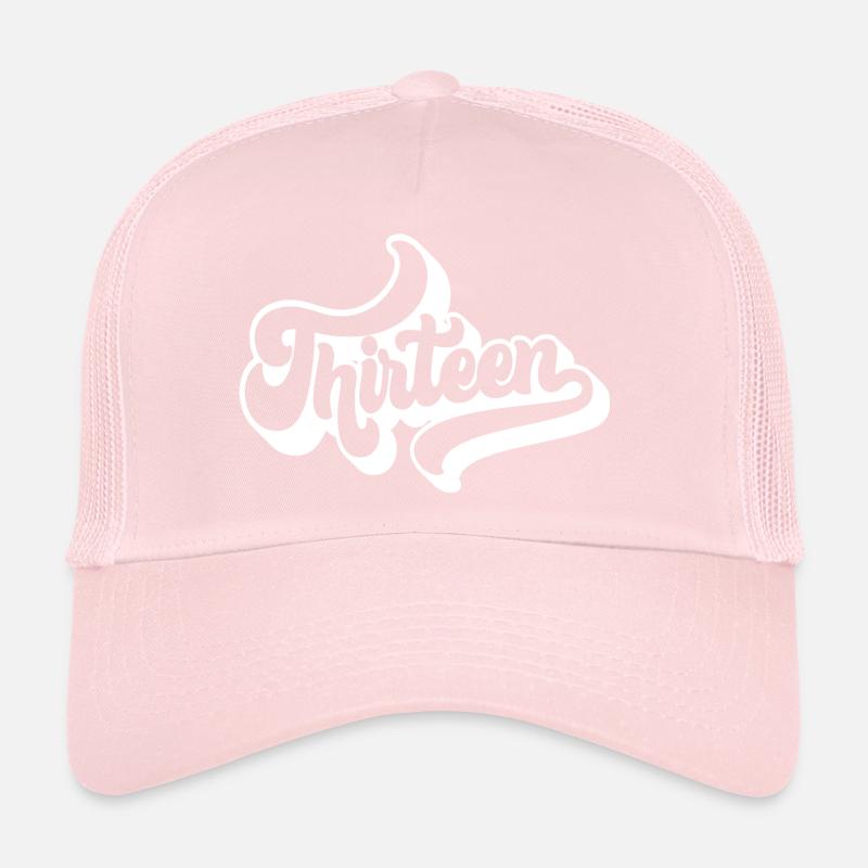 Mignon cadeau d’anniversaire 13 ans 13 ans - treize Casquette trucker 