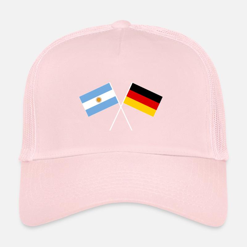 Argentine Allemagne drapeau drapeau Casquette trucker 