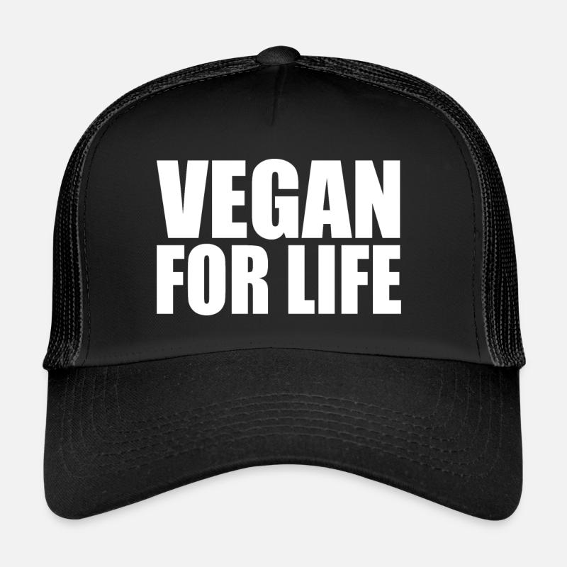 Vegan - Trucker Cap - Schwarz/Schwarz