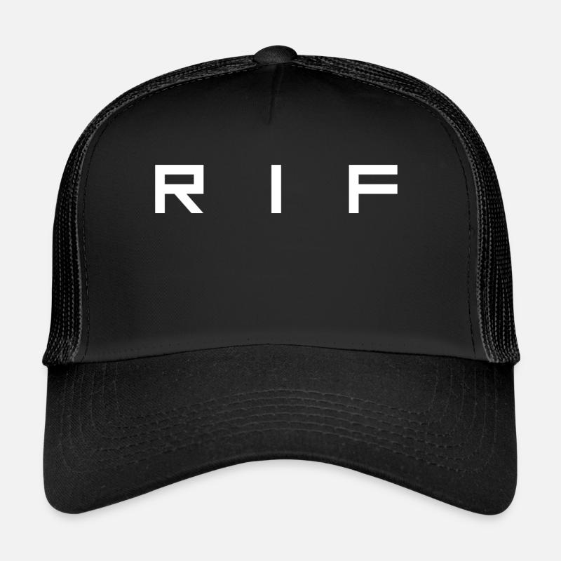 RIF - Casquette trucker - noir/noir