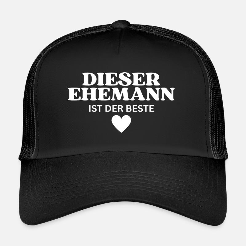 Dieser Ehemann ist der Beste - Trucker Cap - Schwarz/Schwarz