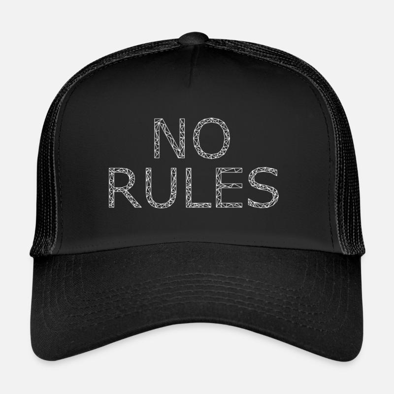 PAS DE RÈGLES Casquette trucker 