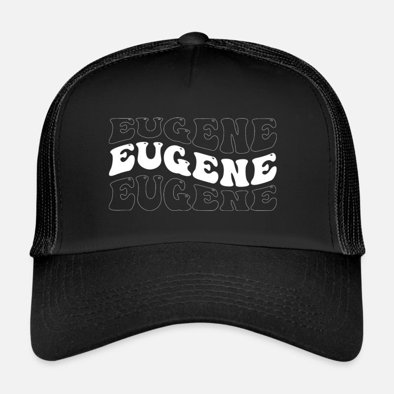 Drôle Eugene Groovy 4 Hommes Femmes Cool Eugene Tie Casquette trucker 