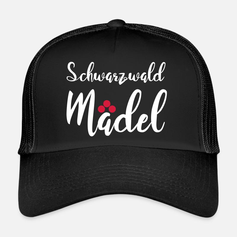 Schwarzwaldmädel - Trucker Cap - Schwarz/Schwarz