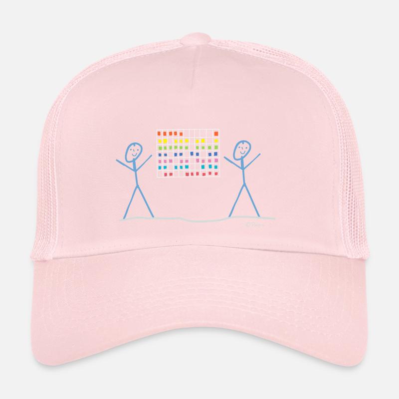 Project Management Stick Figures, Job Work Scrum Trucker Cap